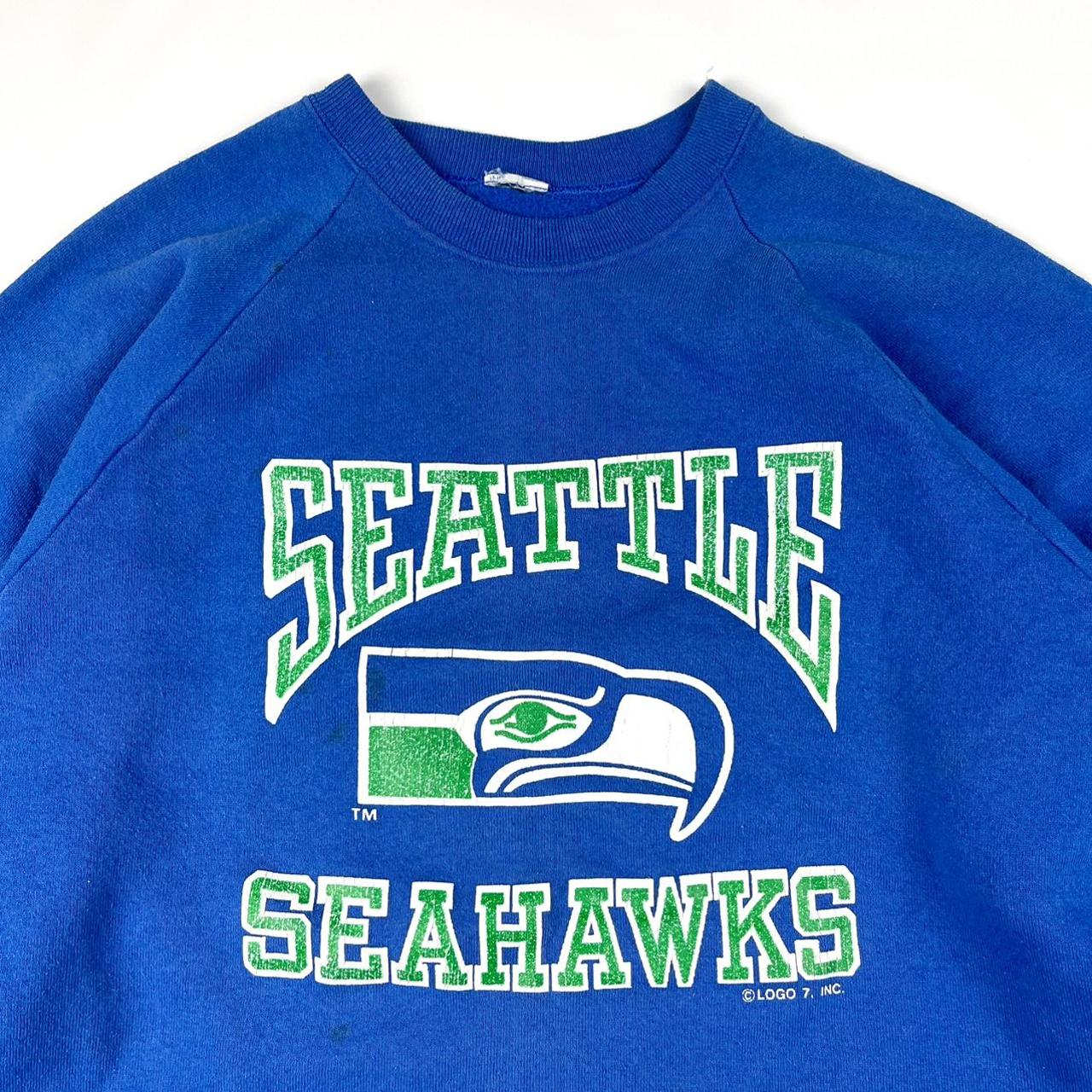 Vintage Seattle Seahawks Crewneck Sweatshirt. - Depop