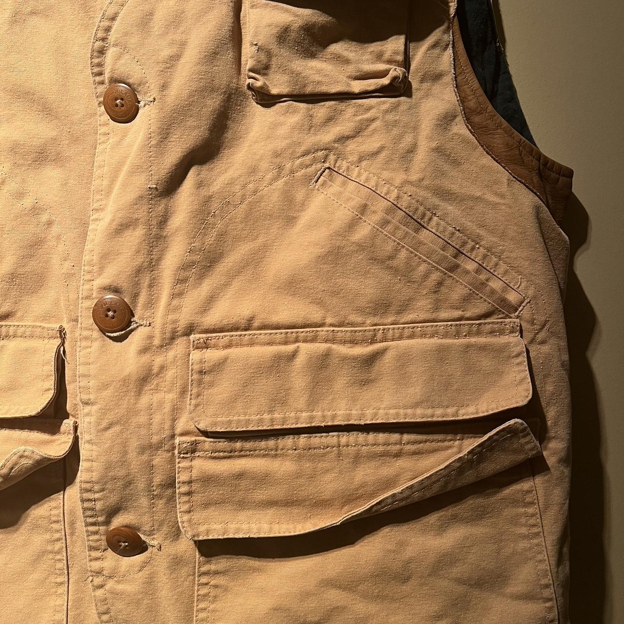 Tan Fishing Vest Vintage Garment / Men's L / Dope - Depop