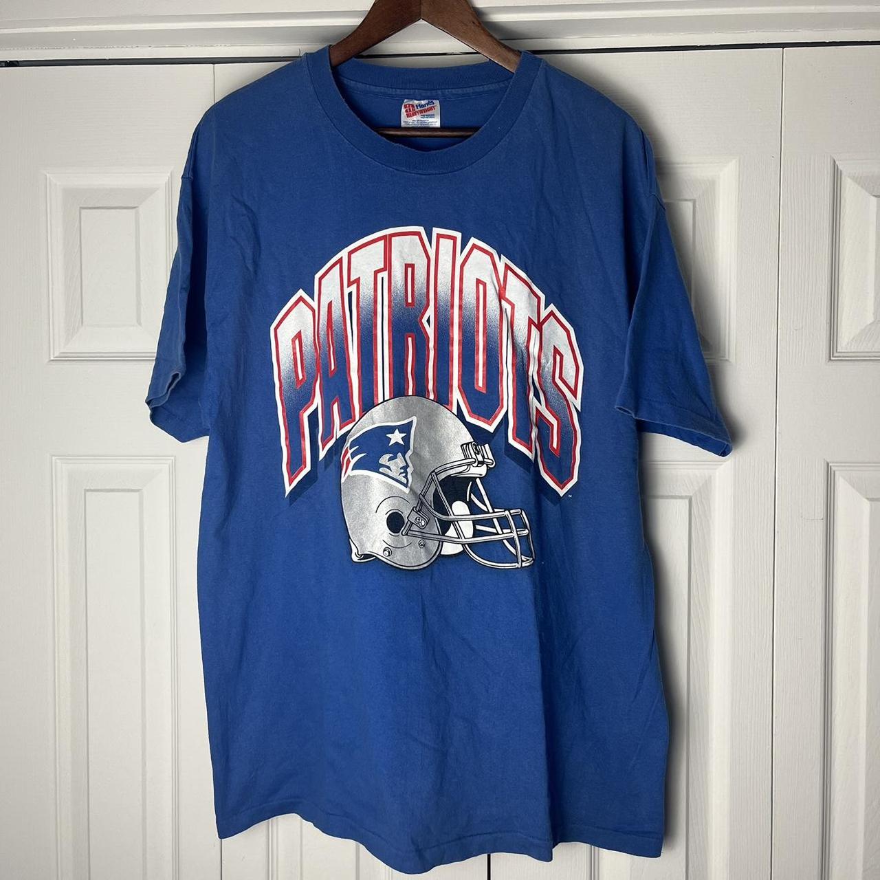 Vintage y2k New England Patriots NFL t shirt. Rare - Depop