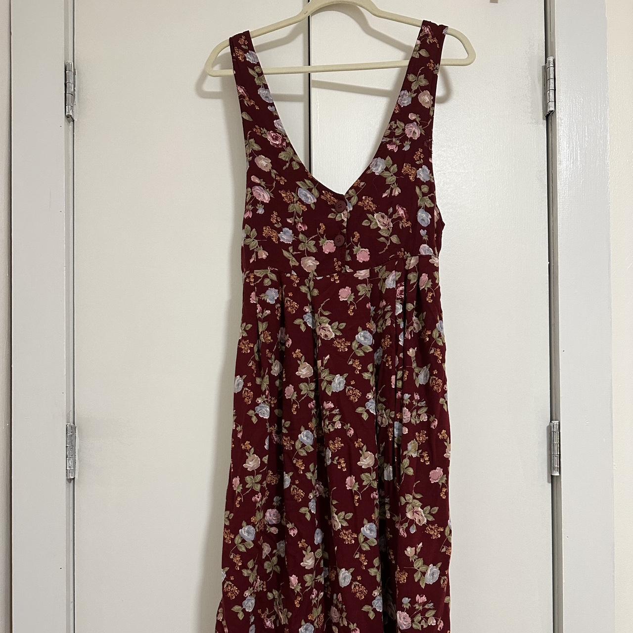 Vintage 90s floral grunge dress. Size S but has a... - Depop