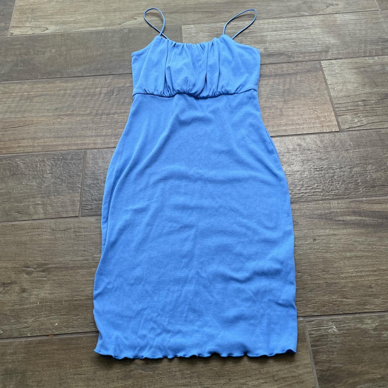 Wild Fable Women's Blue Dress | Depop