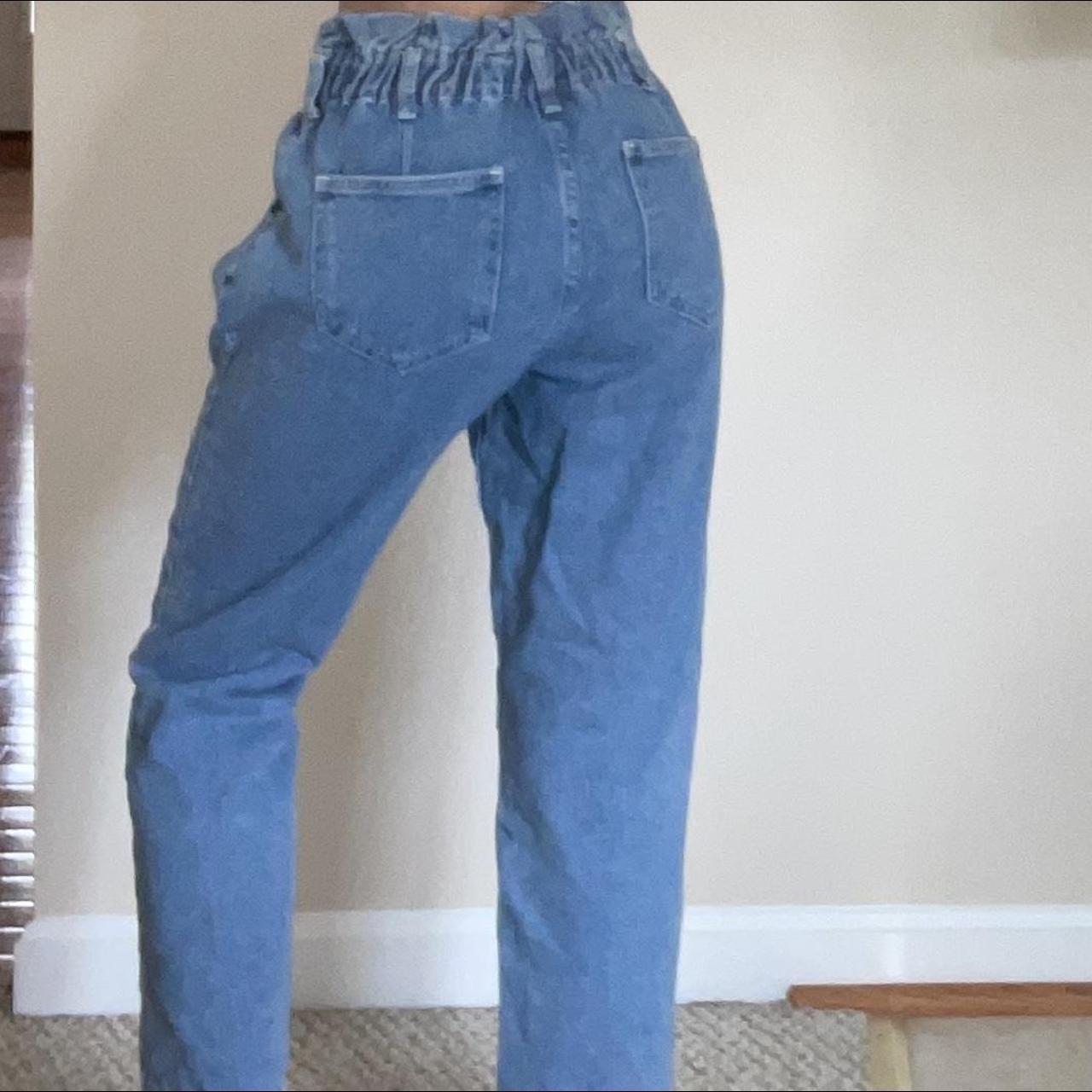 pacsun paper bag mom jeans, double buttons, great... - Depop