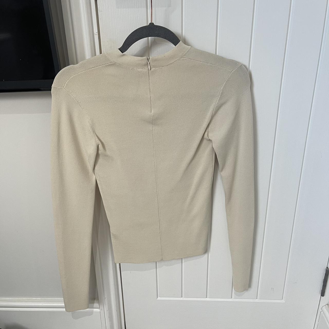 Zara cream top. Perfect condition never worn with... Depop