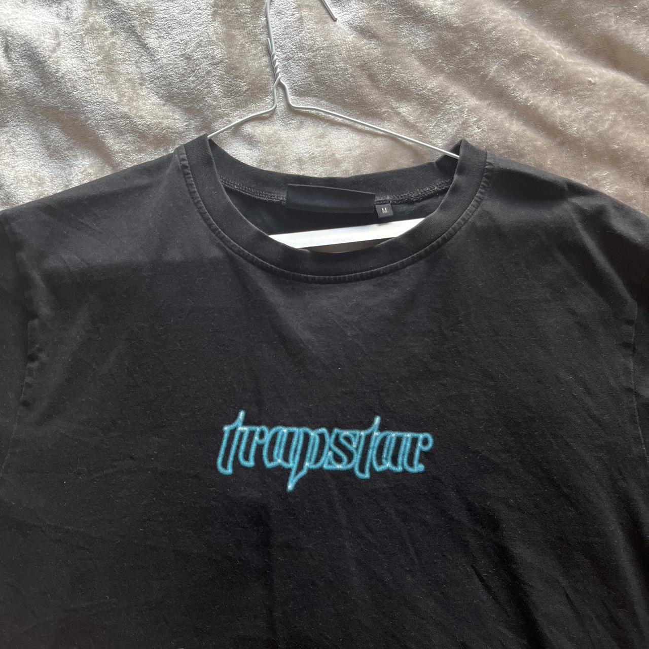 Trapstar T-shirt. Rare neon graphic print. Size... - Depop