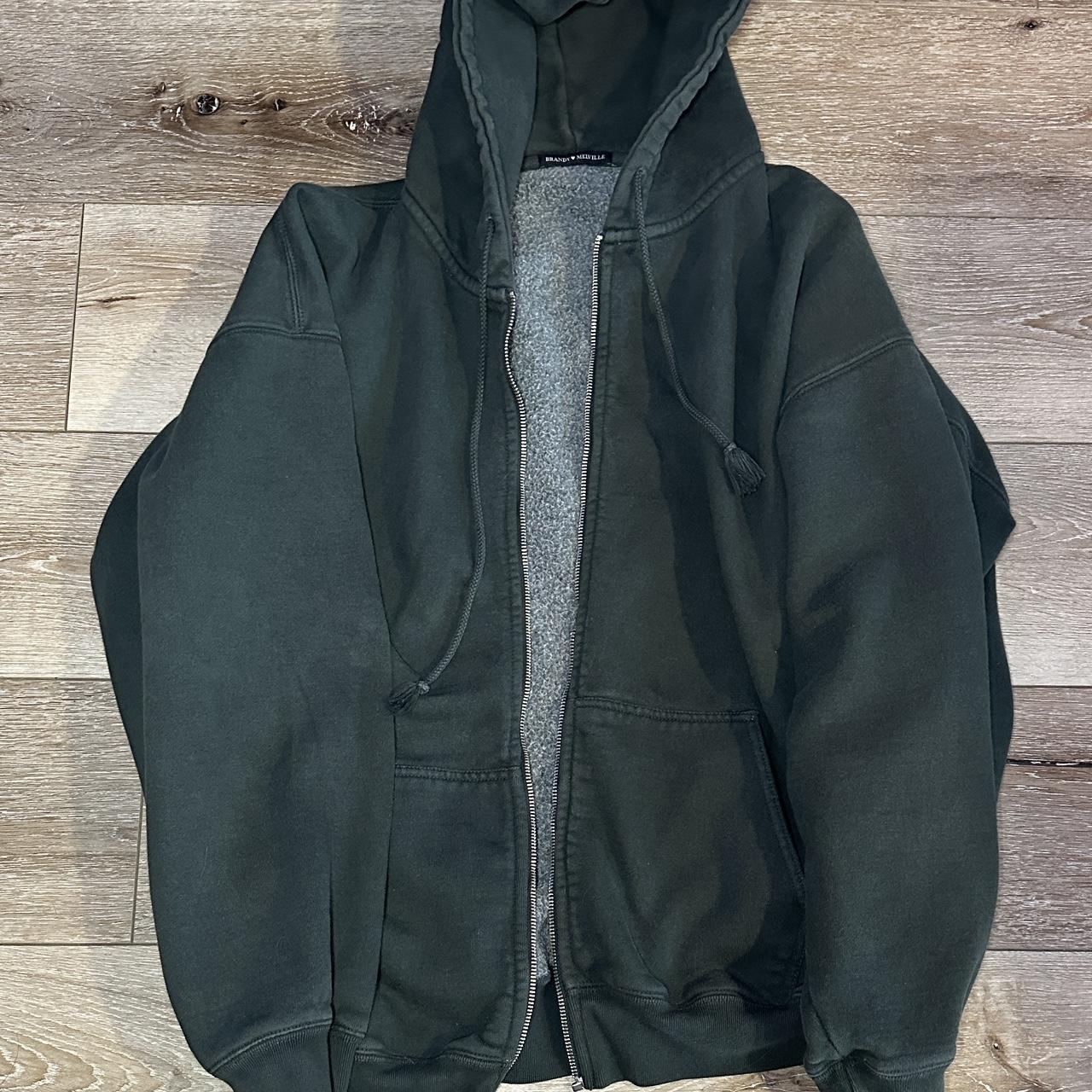 brandy melville green sweatshirt
