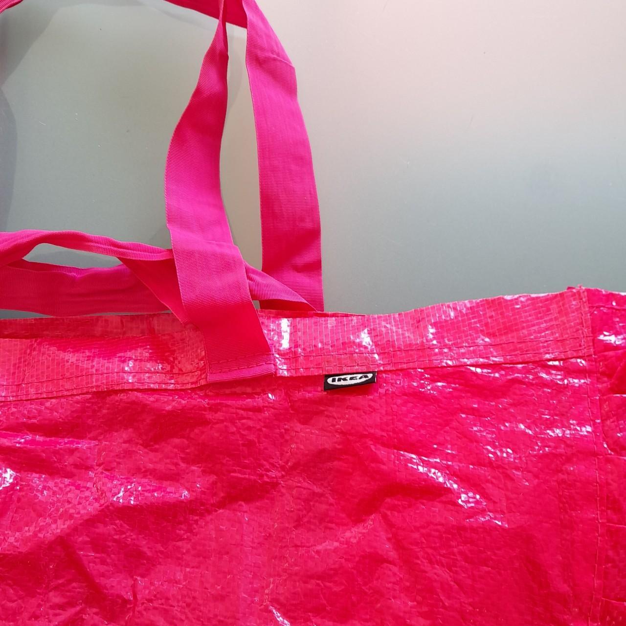 LARGE SIZE* Ikea limited edition pink ruffle tote | Depop