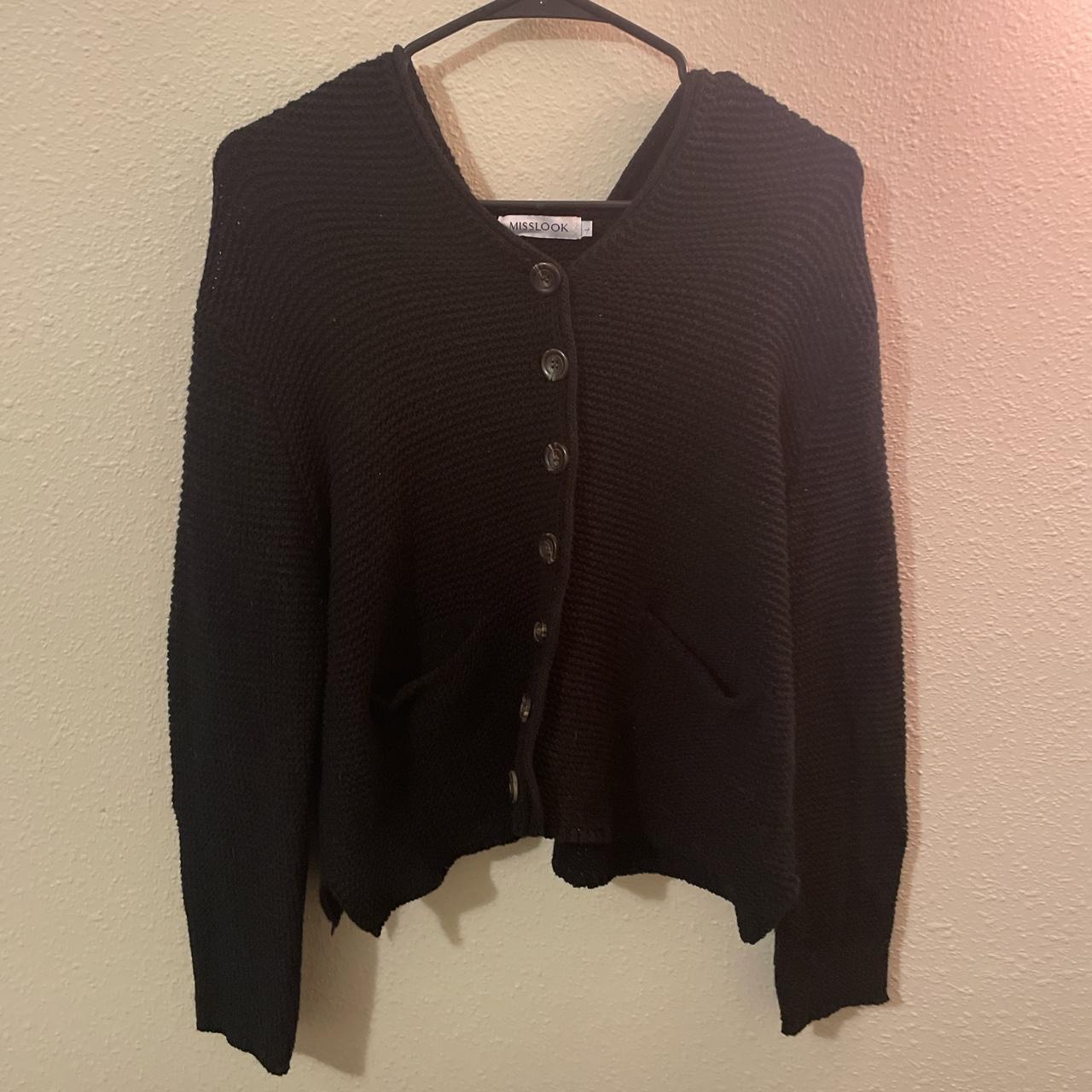 Women's Black Cardigan | Depop