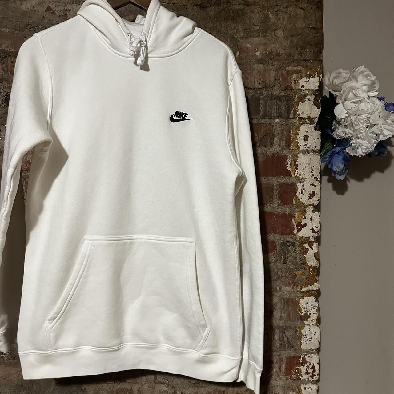 ladies white nike hoodie