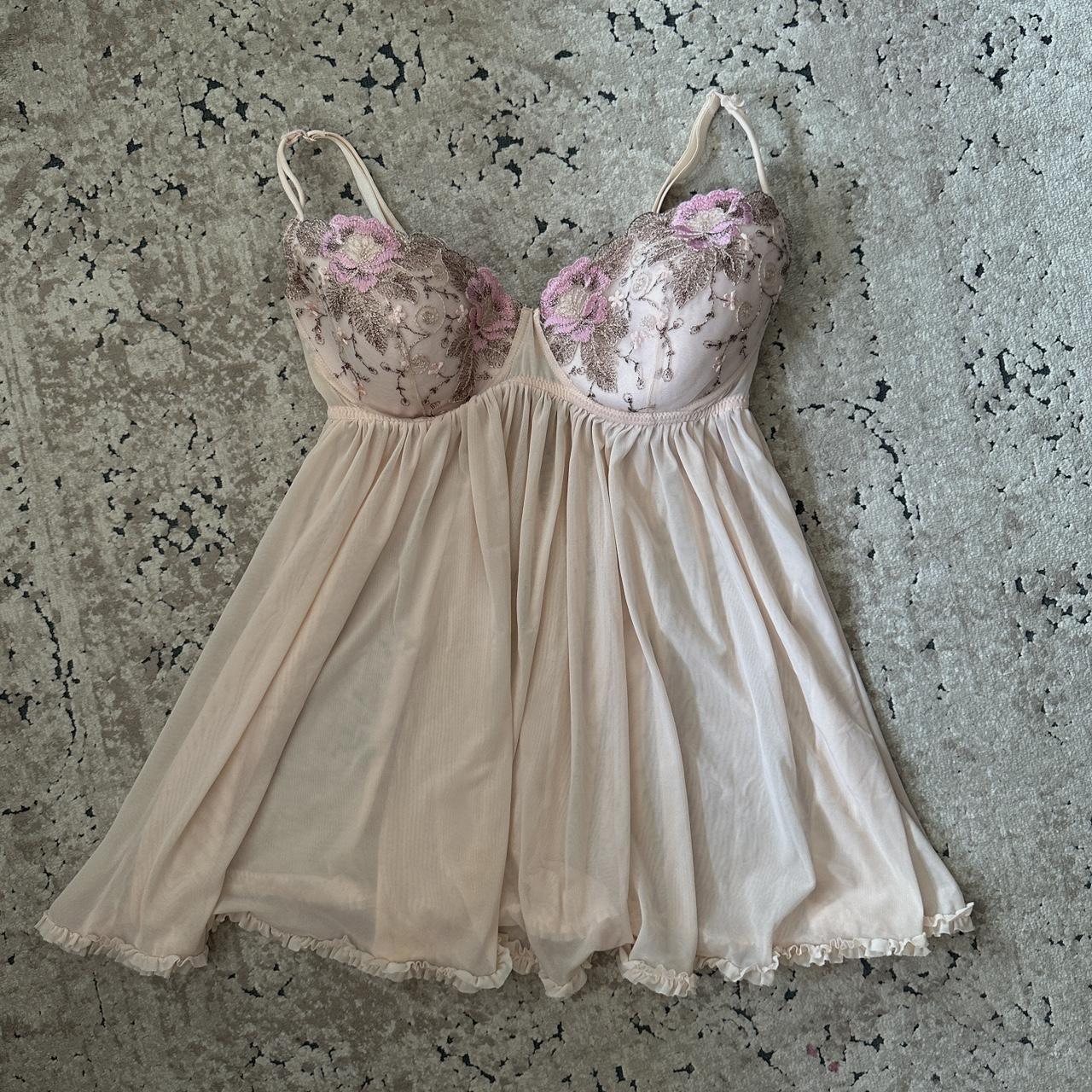 super babydoll corset dress floral... Depop