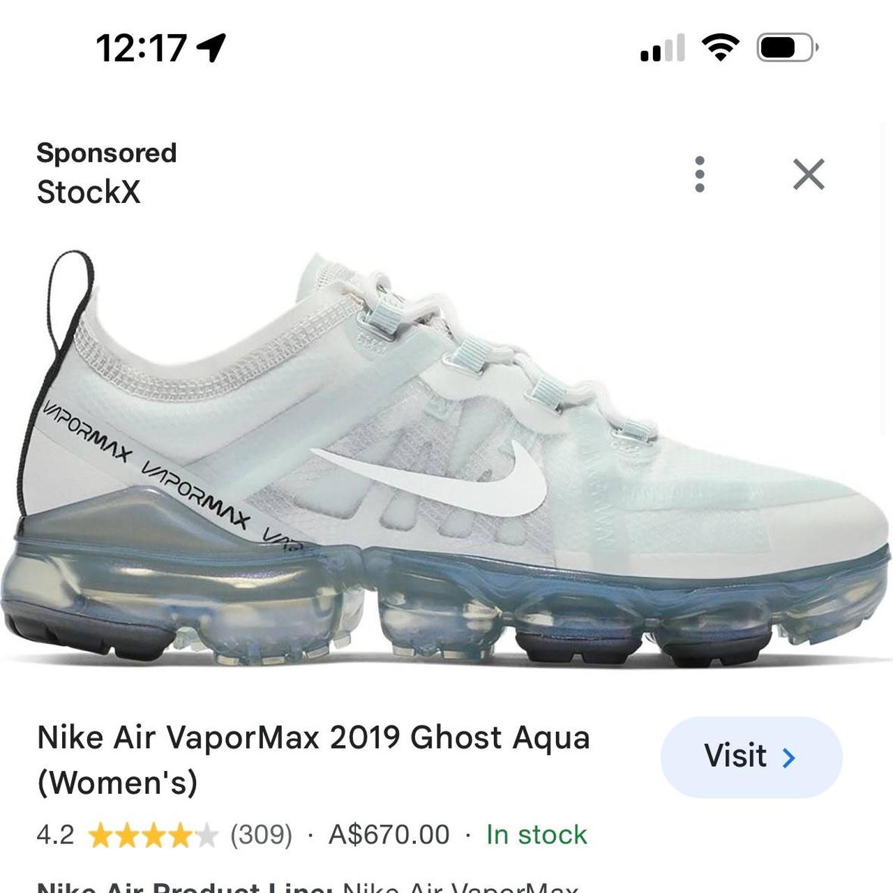 nike air vapormax 2019 ghost aqua