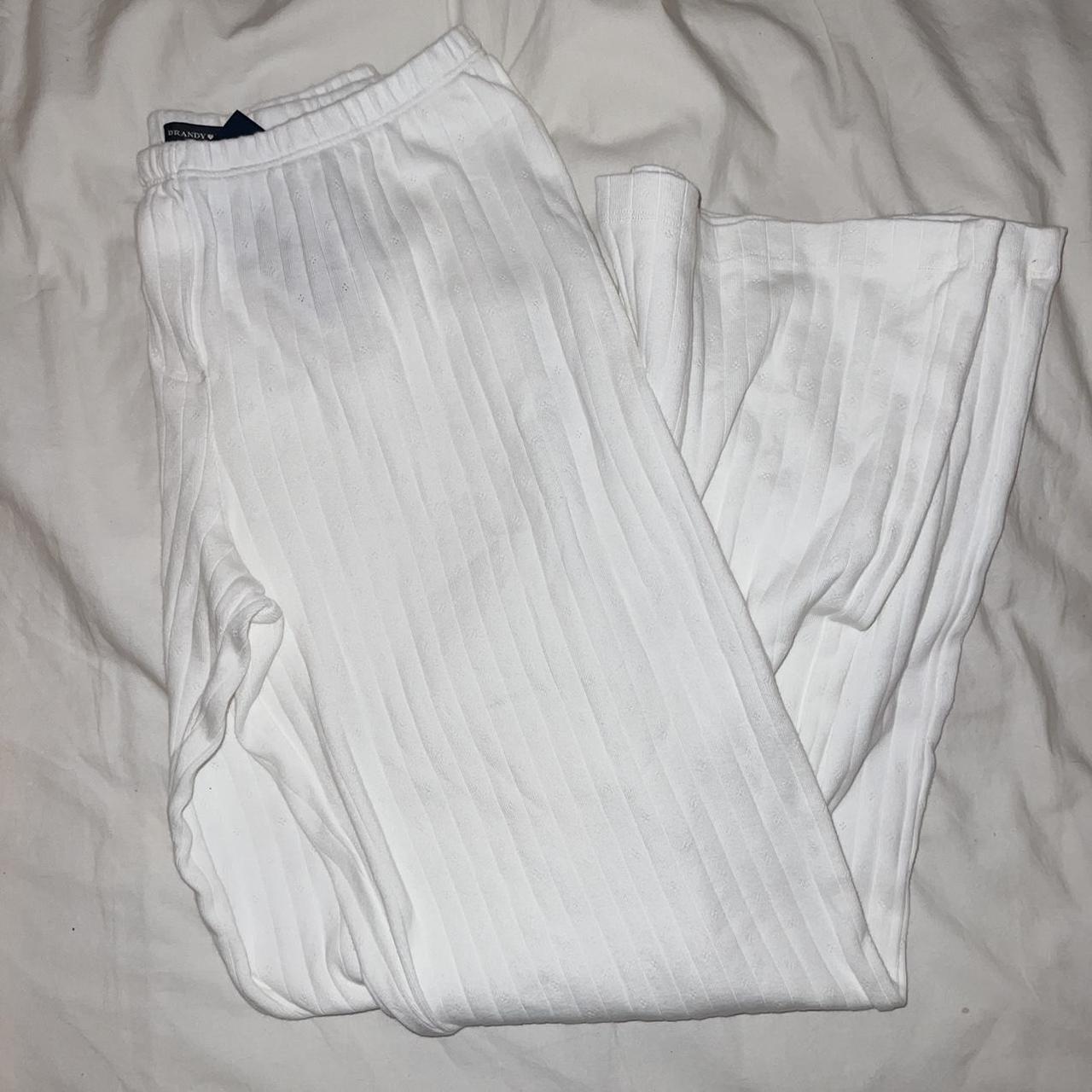 brandy melville white eyelet pj pants message to... - Depop