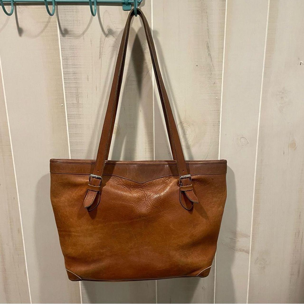 Source Unknown Women's Bag - Tan – Vintage thick … - image 6