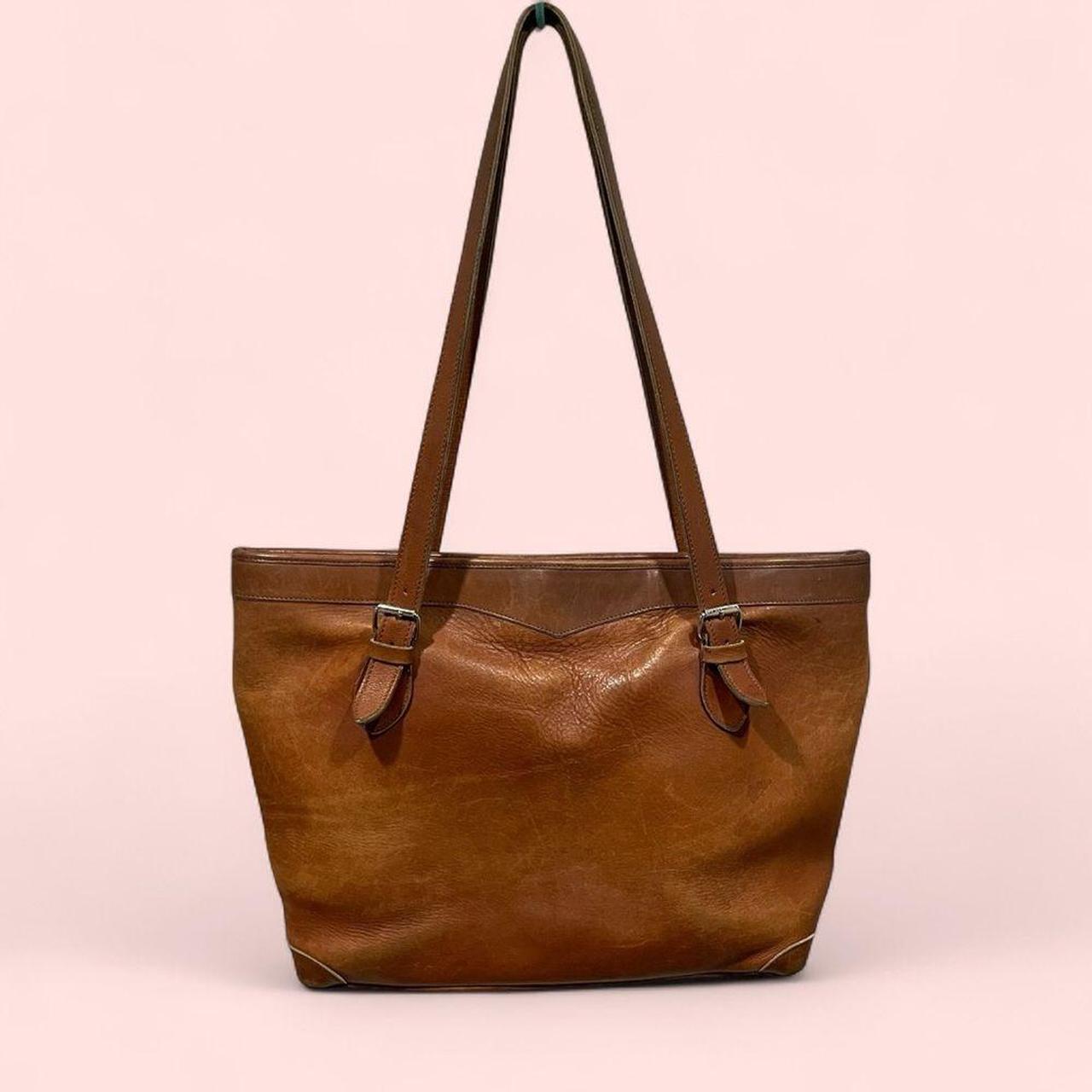 Source Unknown Women's Bag - Tan – Vintage thick … - image 2