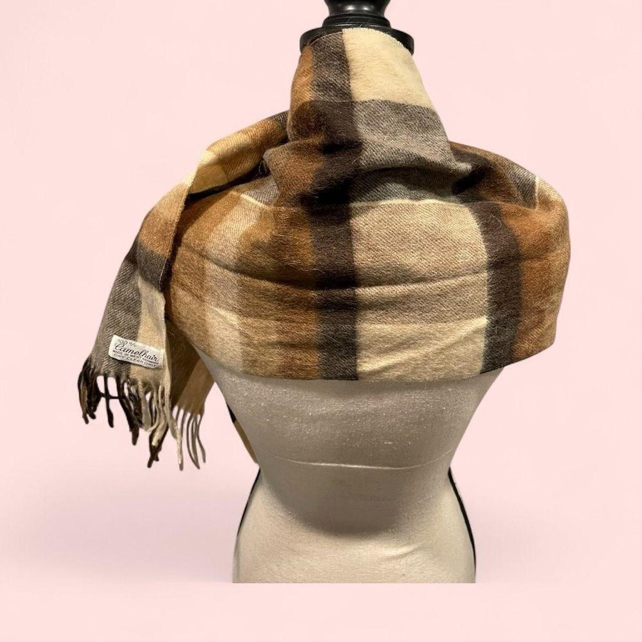 Source Unknown Women's Scarf - Tan/Brown – Vintag… - image 4