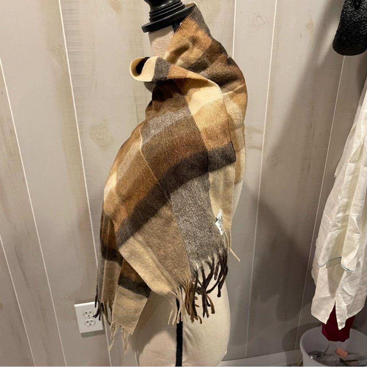 Source Unknown Women's Scarf - Tan/Brown – Vintag… - image 8