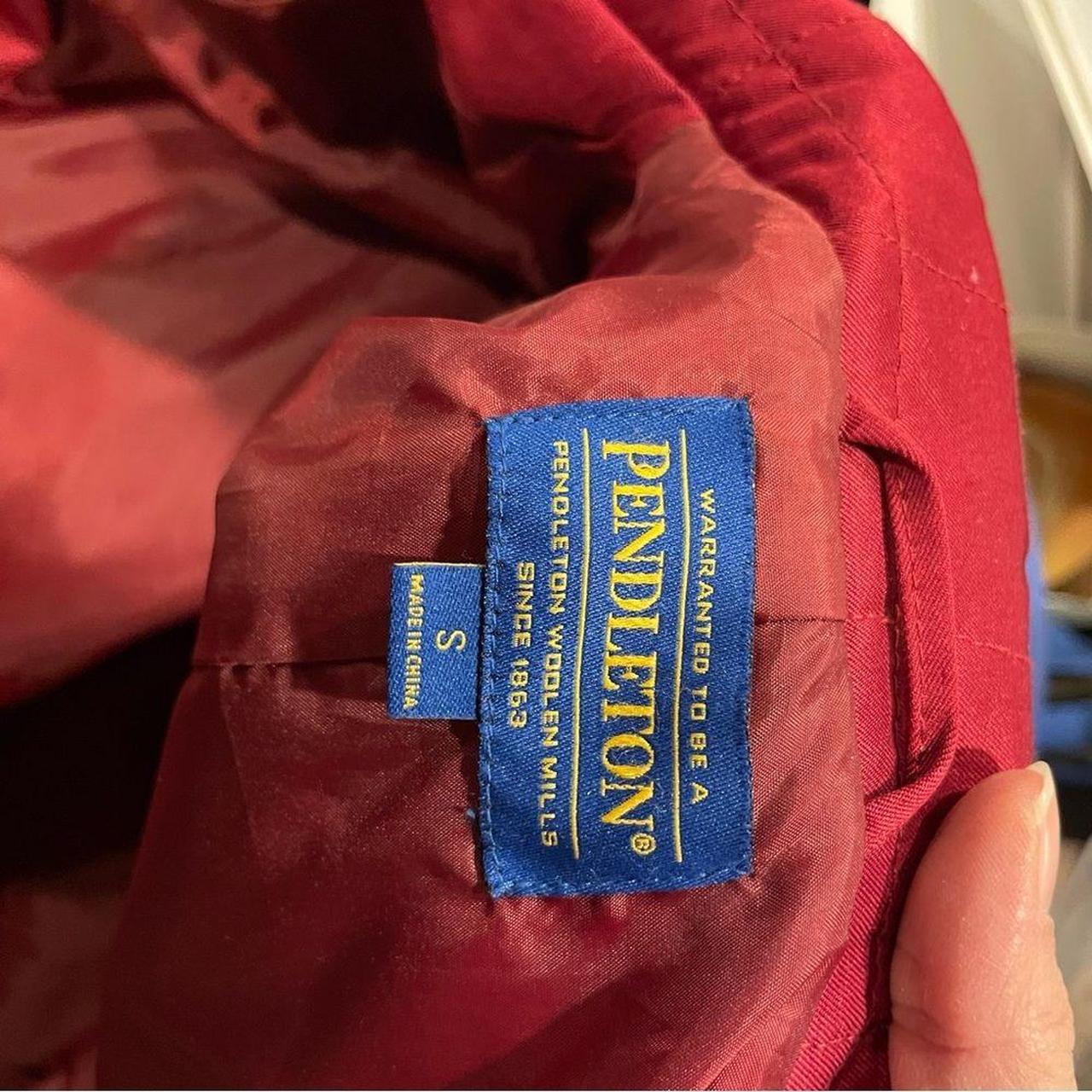 Pendleton Women's Jacket - Red/Black - S – Cute P… - image 4