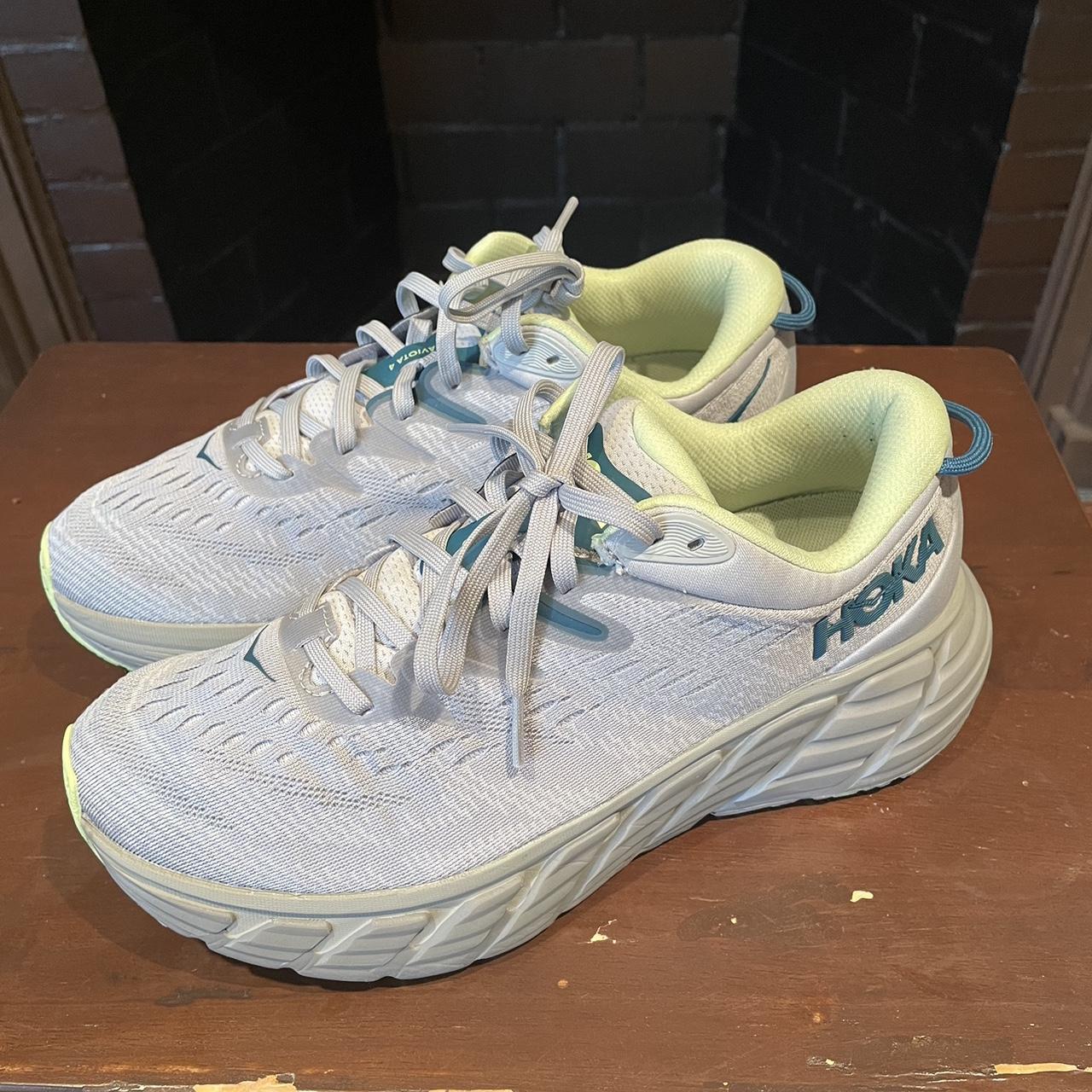 Hoka One One Men's Grey Trainers | Depop