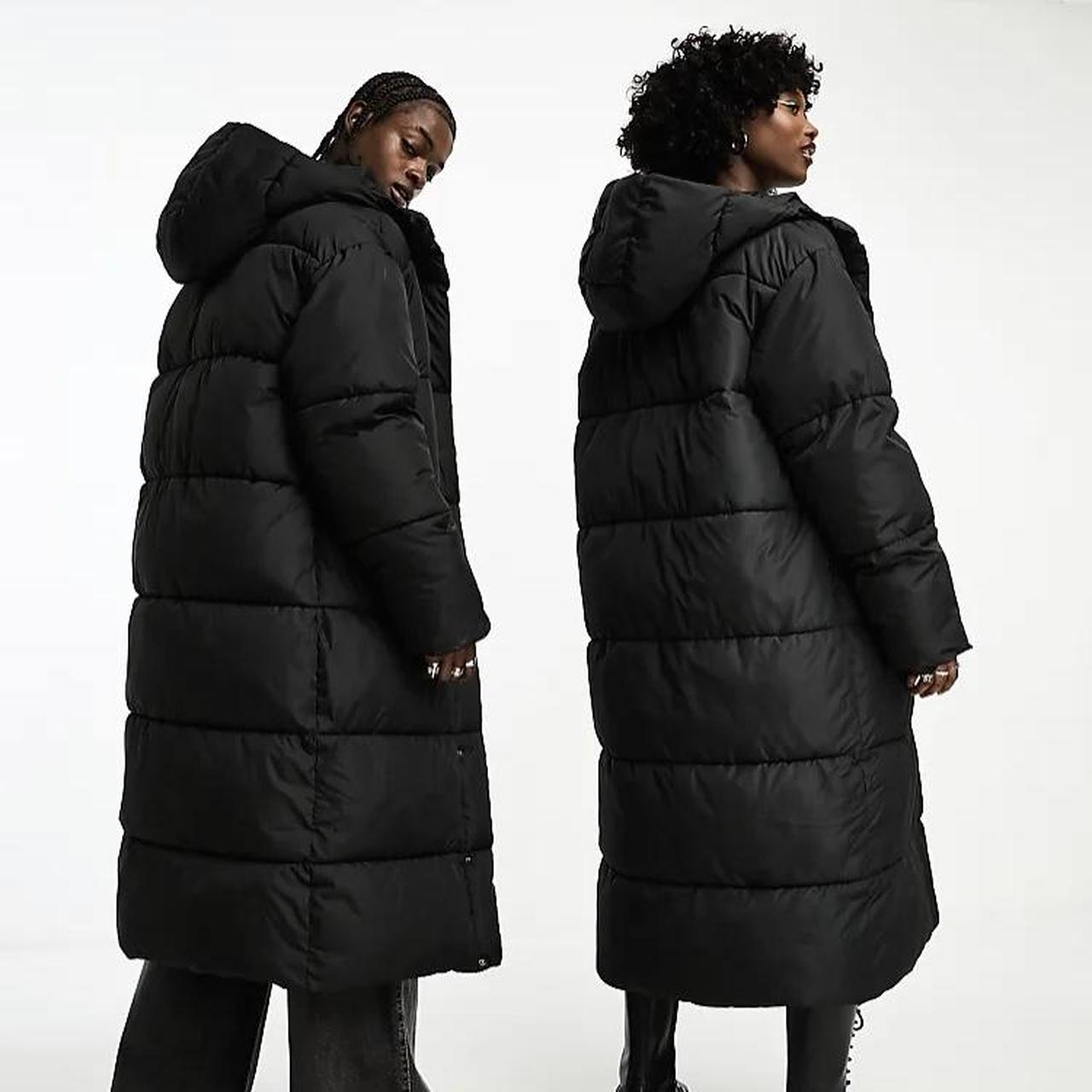 Collusion unisex puffer jacket in black best sale