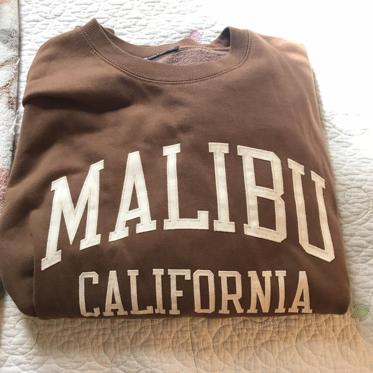 Brandy Melville Women's Brown Sweatshirt Depop