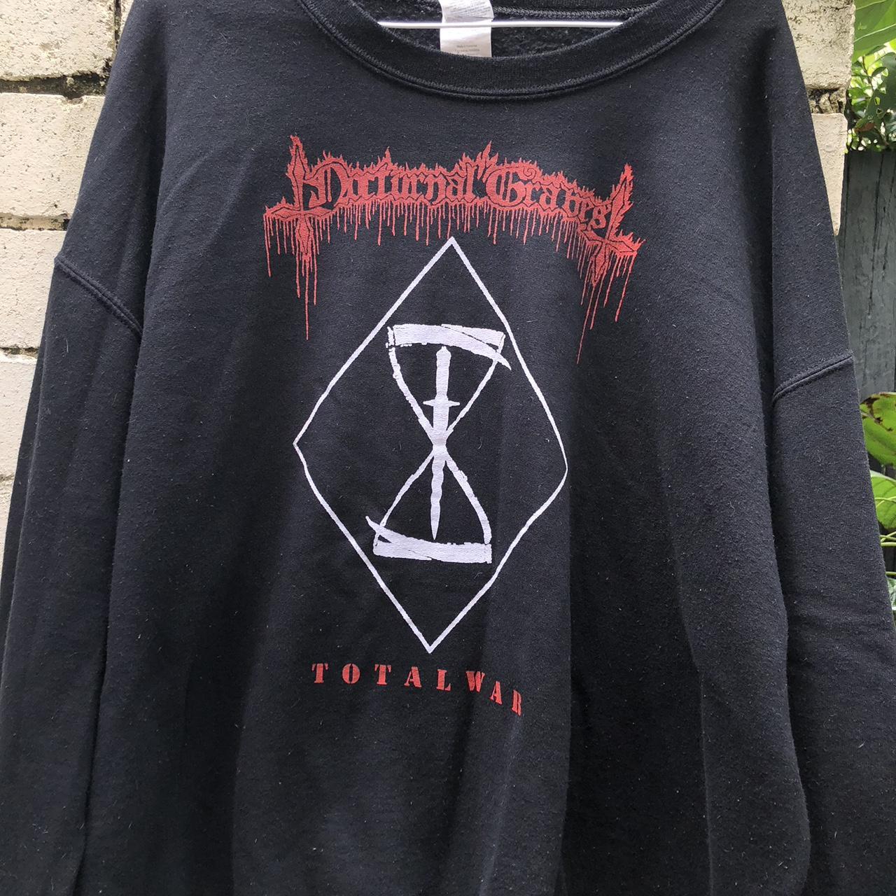 Nocturnal Graves total war XL crew neck - Depop