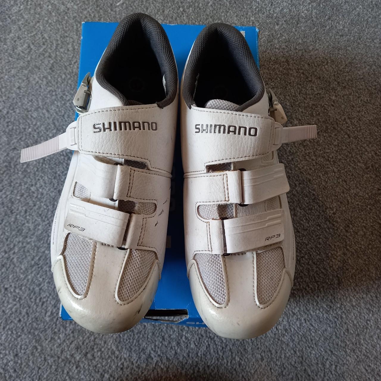 Shimano dynalast spdsl cycling shoes with cleats... - Depop