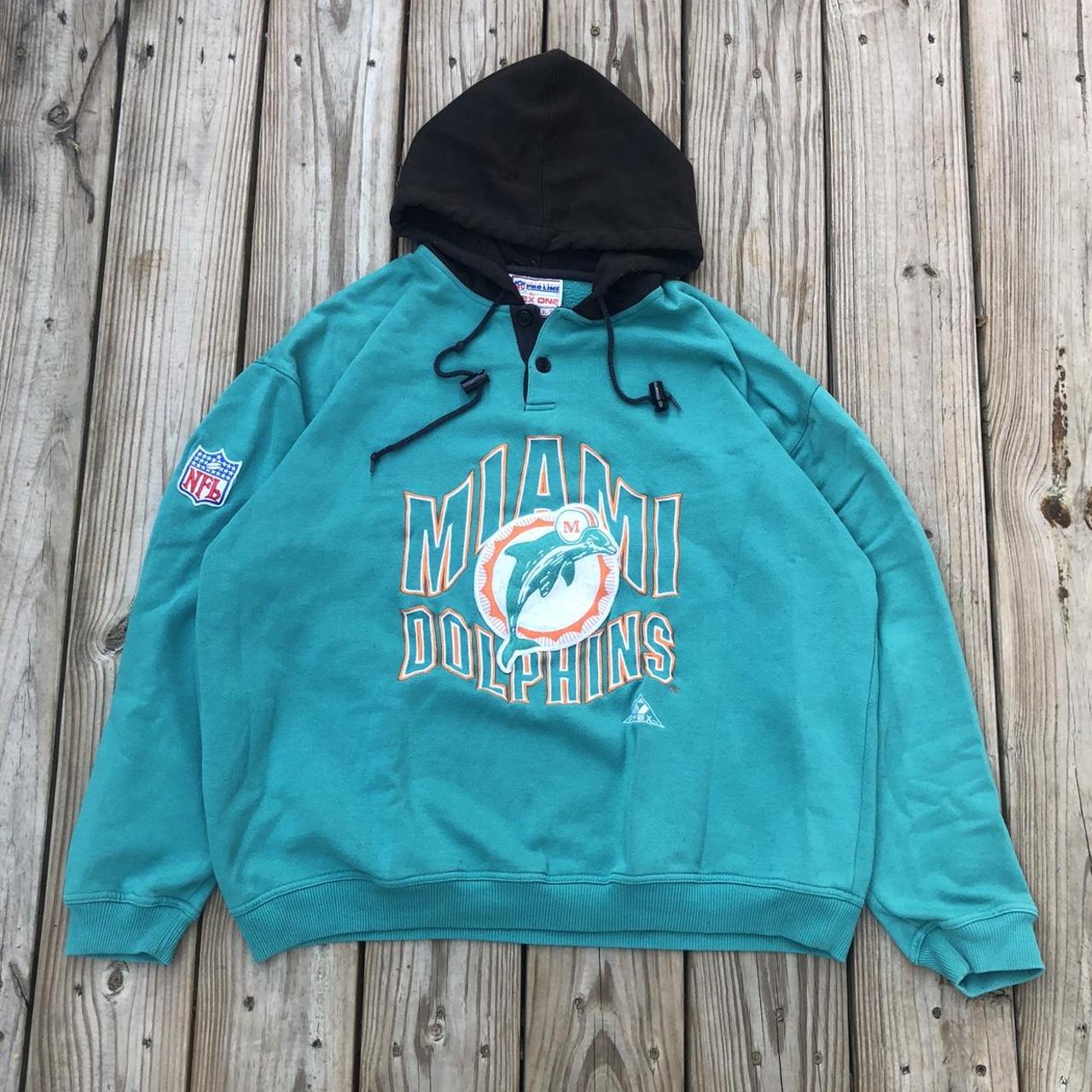 90s Miami Dolphins NFL Apex One Pro Line Jacket - Men's XL