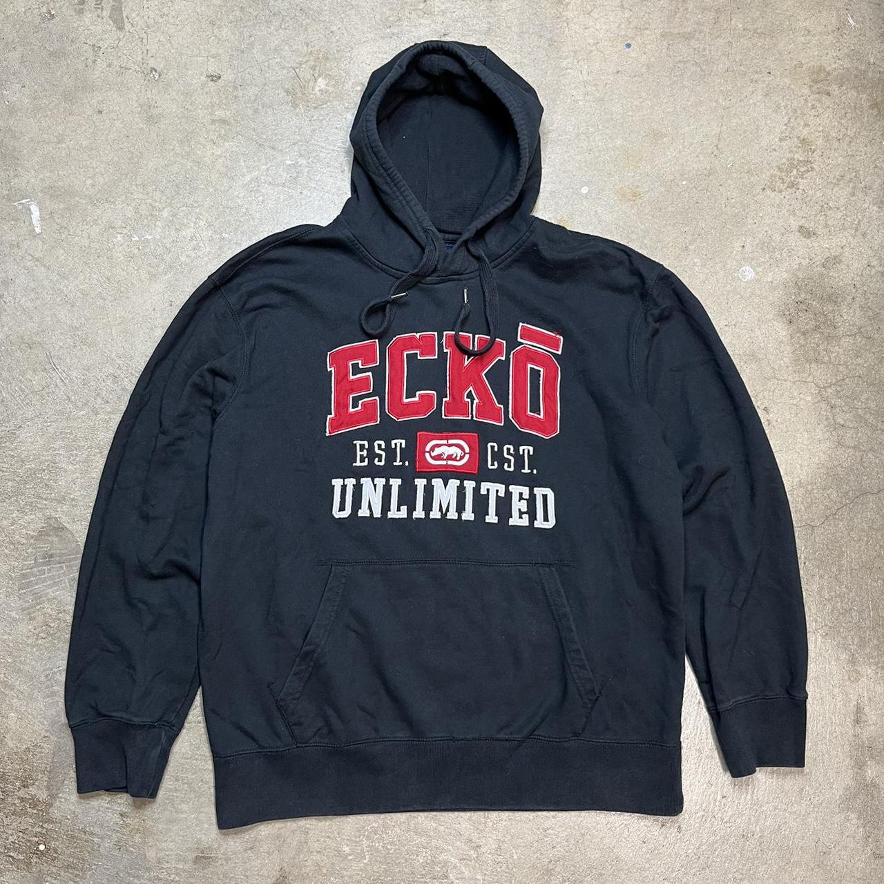 Black ecko hoodie hotsell