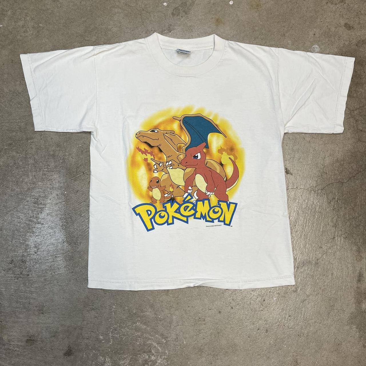 00’s Nintendo POKEMON CHARIZARD T-SHIRT Vintage 2000 Pokemon Charizard Official Nintendo Tie Dye T