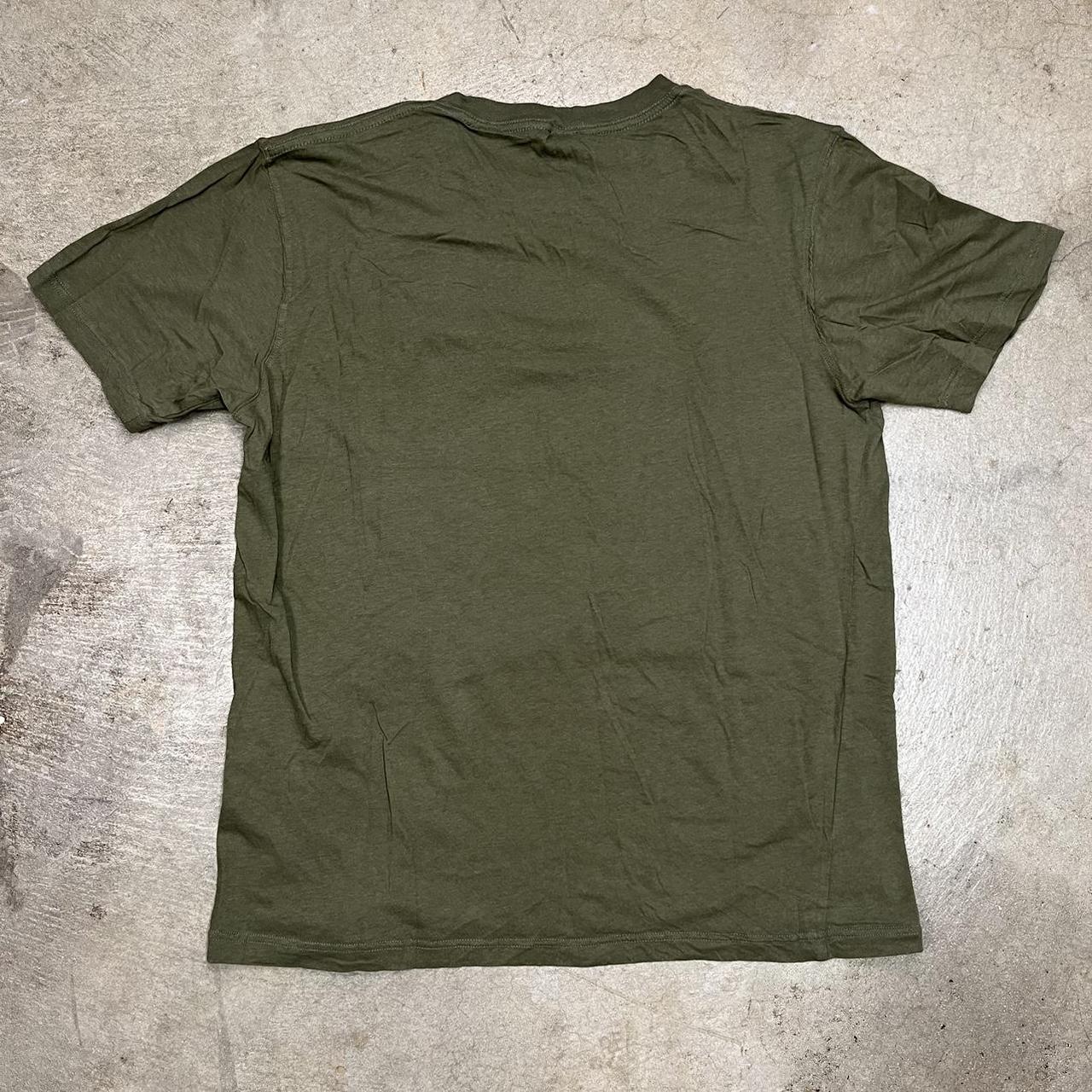 Y2K cross t-shirt green affliction style tee WxL: | Depop