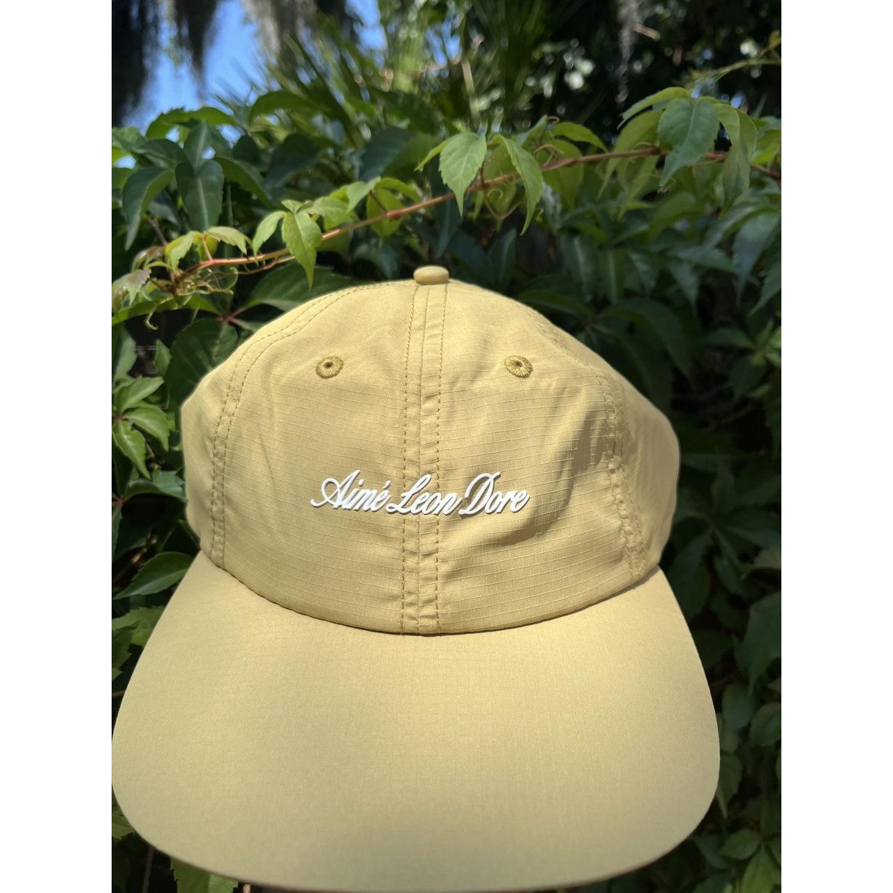 Aime Leon Dore Spellout Ripstop Nylon Hat Khaki | Depop
