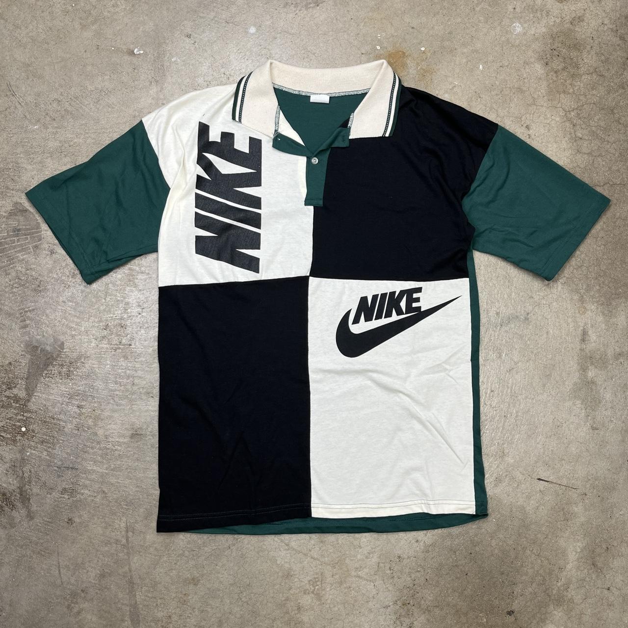 nike colour block polo shirt
