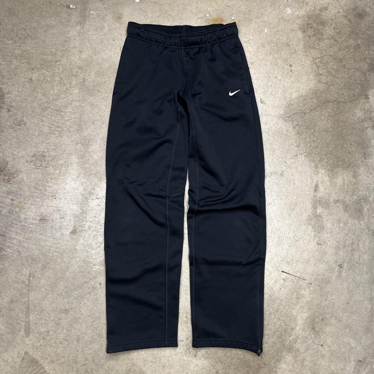 00s NIKE バギー スウェットパンツ ワイドレグ Y2K ブラック XL