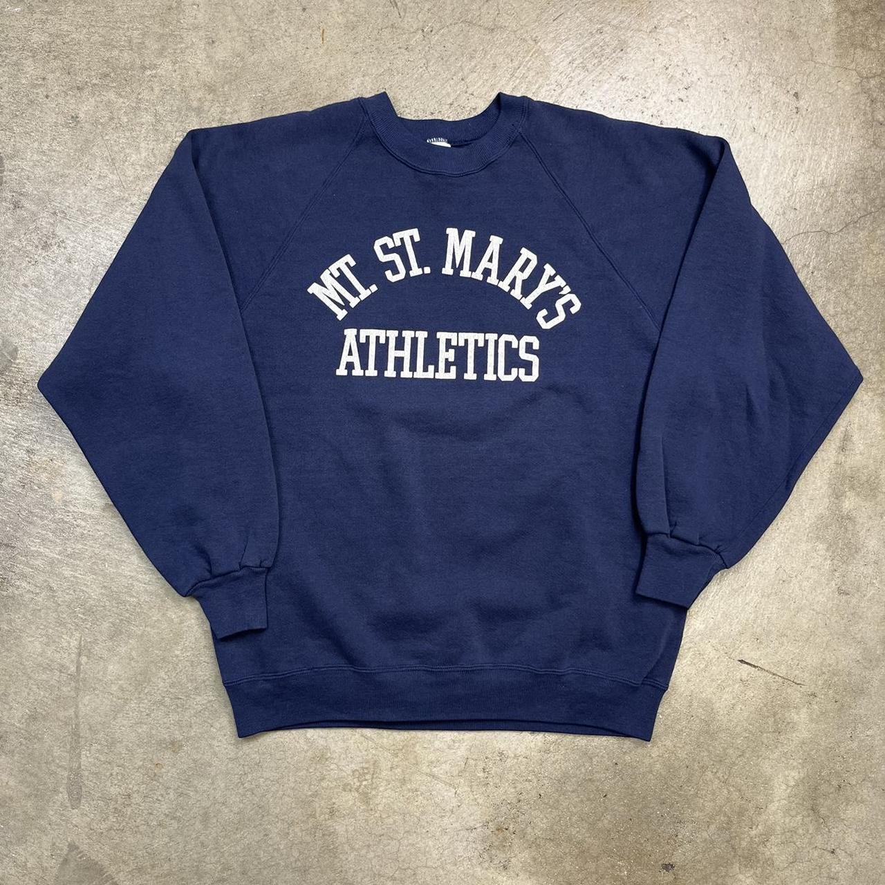 Vintage 80s Russell Sweatshirt Mt. St. Marys | Depop
