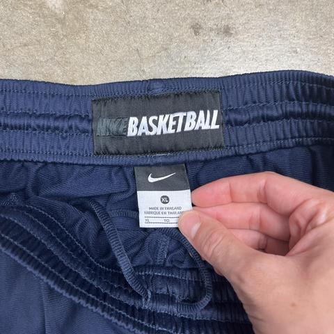 Vintage Nike black sweatpants white stripe baggy | Depop