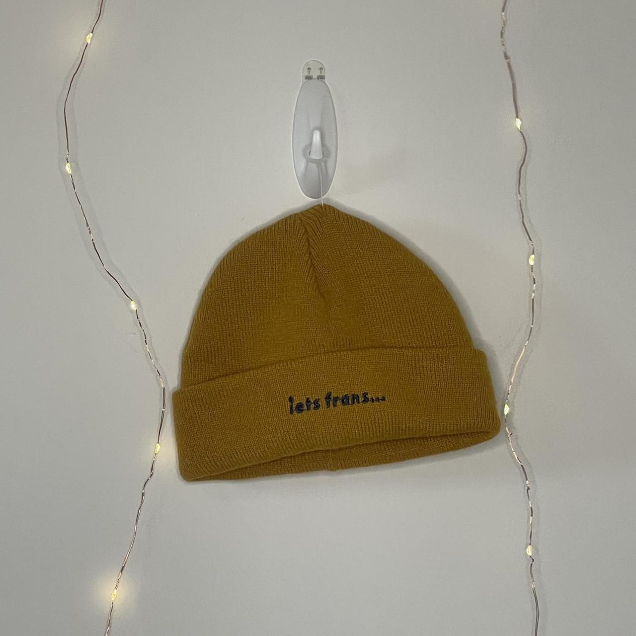 AMAZING Mustard Yellow Beanie Hat Urban Depop   P0 