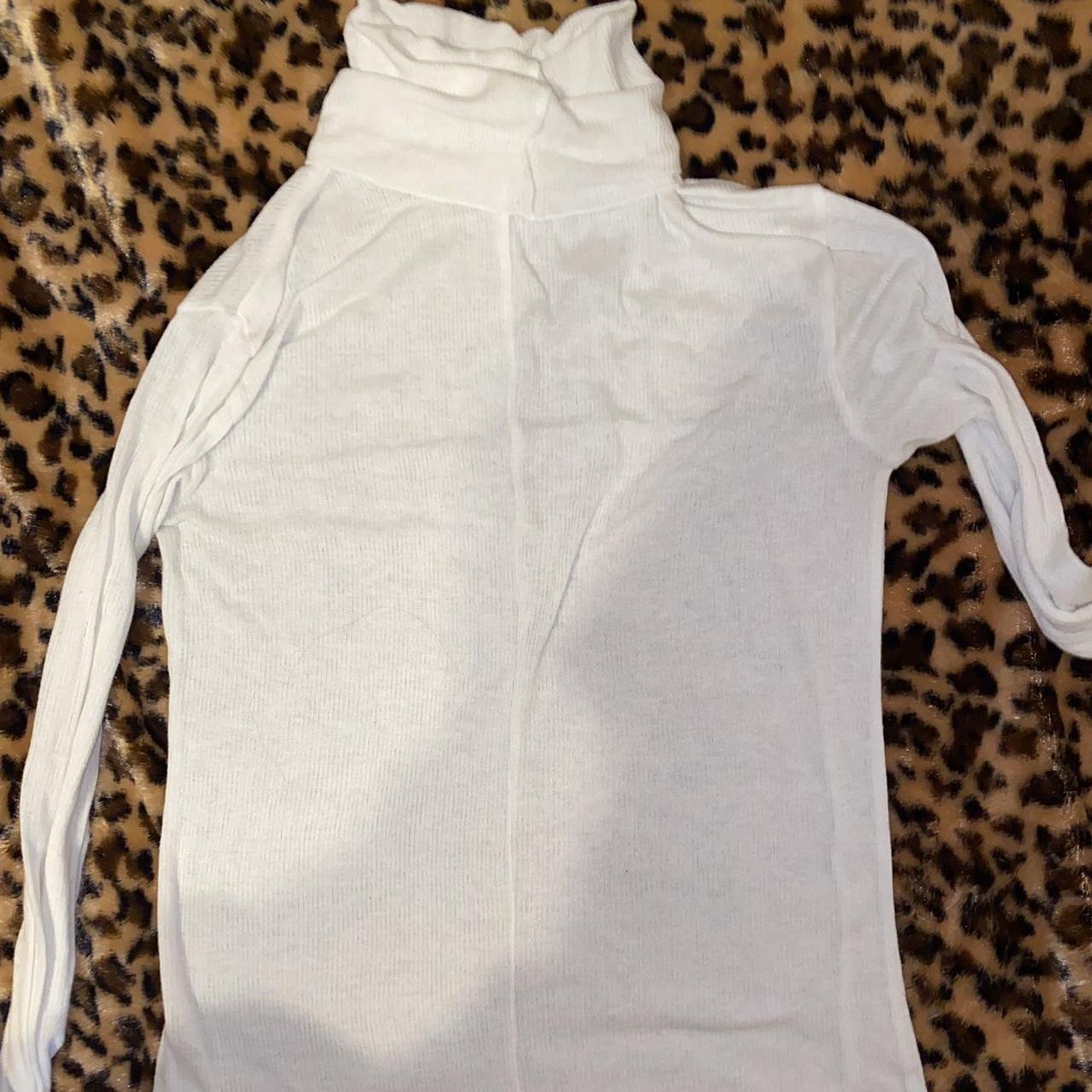 FREE PEOPLE FITTED TURTLE NECK SWEATER super tight... - Depop