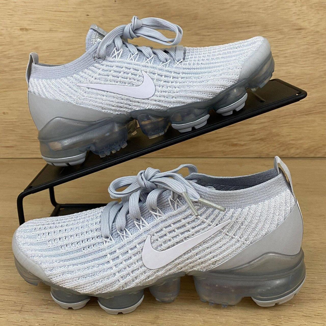 Vapormax flyknit 3 white on sale platinum