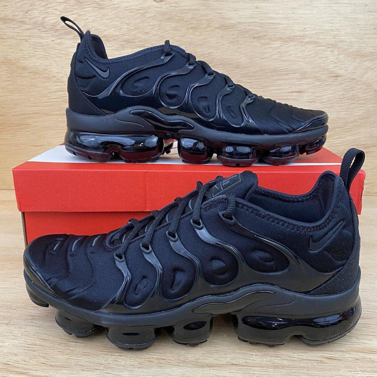 Nike air vapormax clearance plus triple black mens