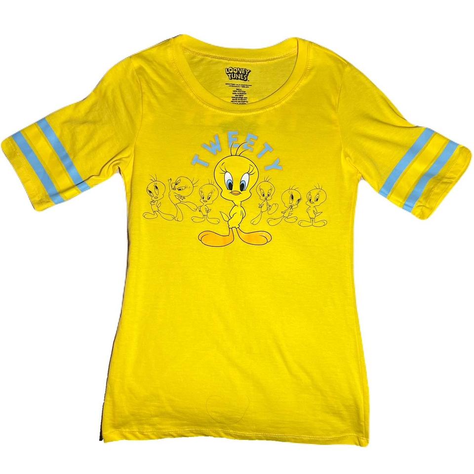 Looney Toons 1996 2 Attached Shirts Tweety's Gym | Depop