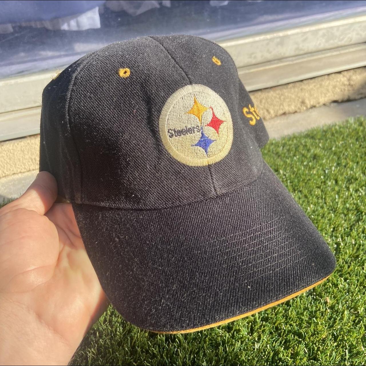 Vintage Pittsburgh Steelers Hat NFL Cap Snapback - Depop