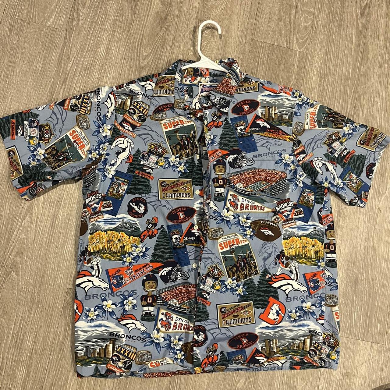 REYN SPOONER NFL BRONCOS BUTTON UP // great - Depop