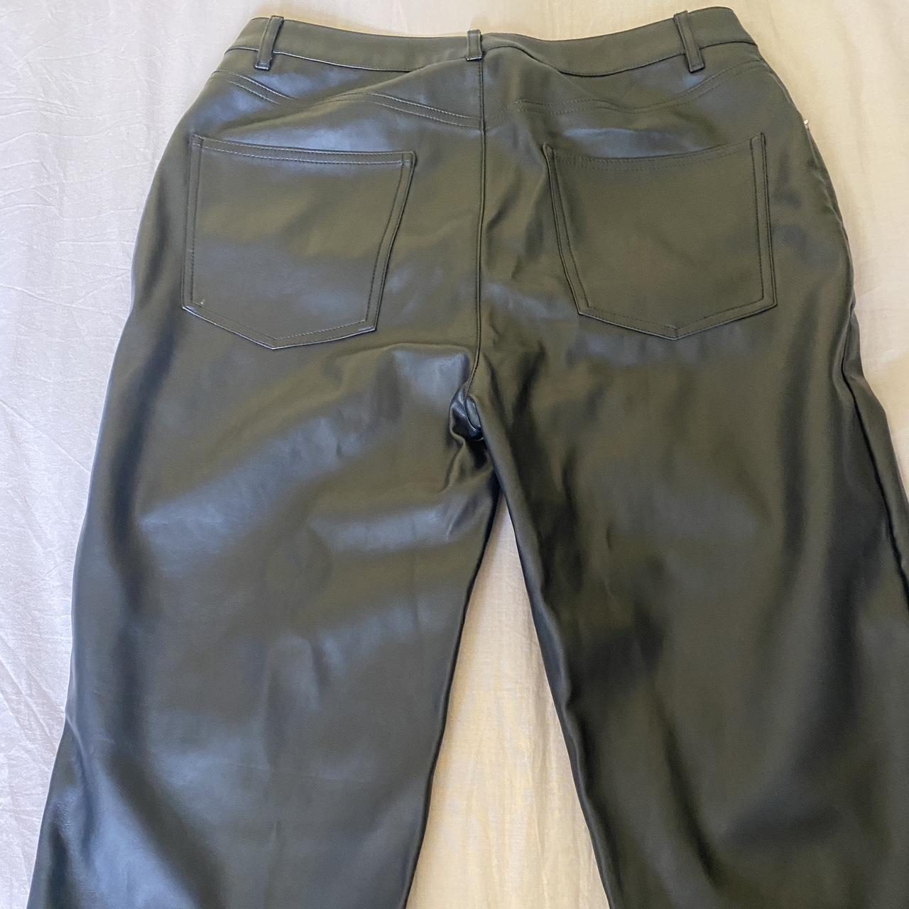 ASOS leather pants in tall size 14 never worn,... - Depop