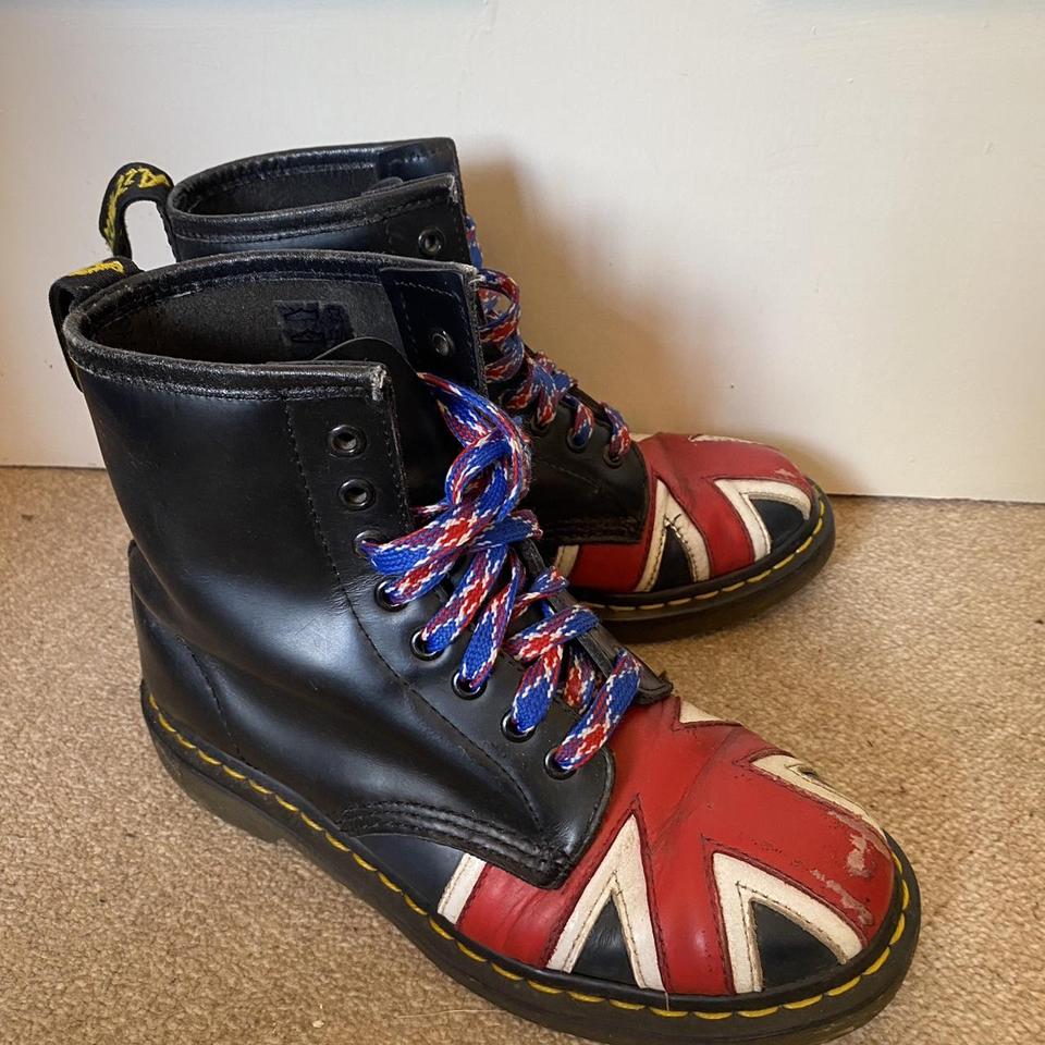 Doc martens union jack pas clearance cher