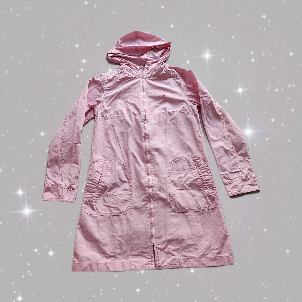 alba rosa pink gyaru long raincoat! imported from... - Depop