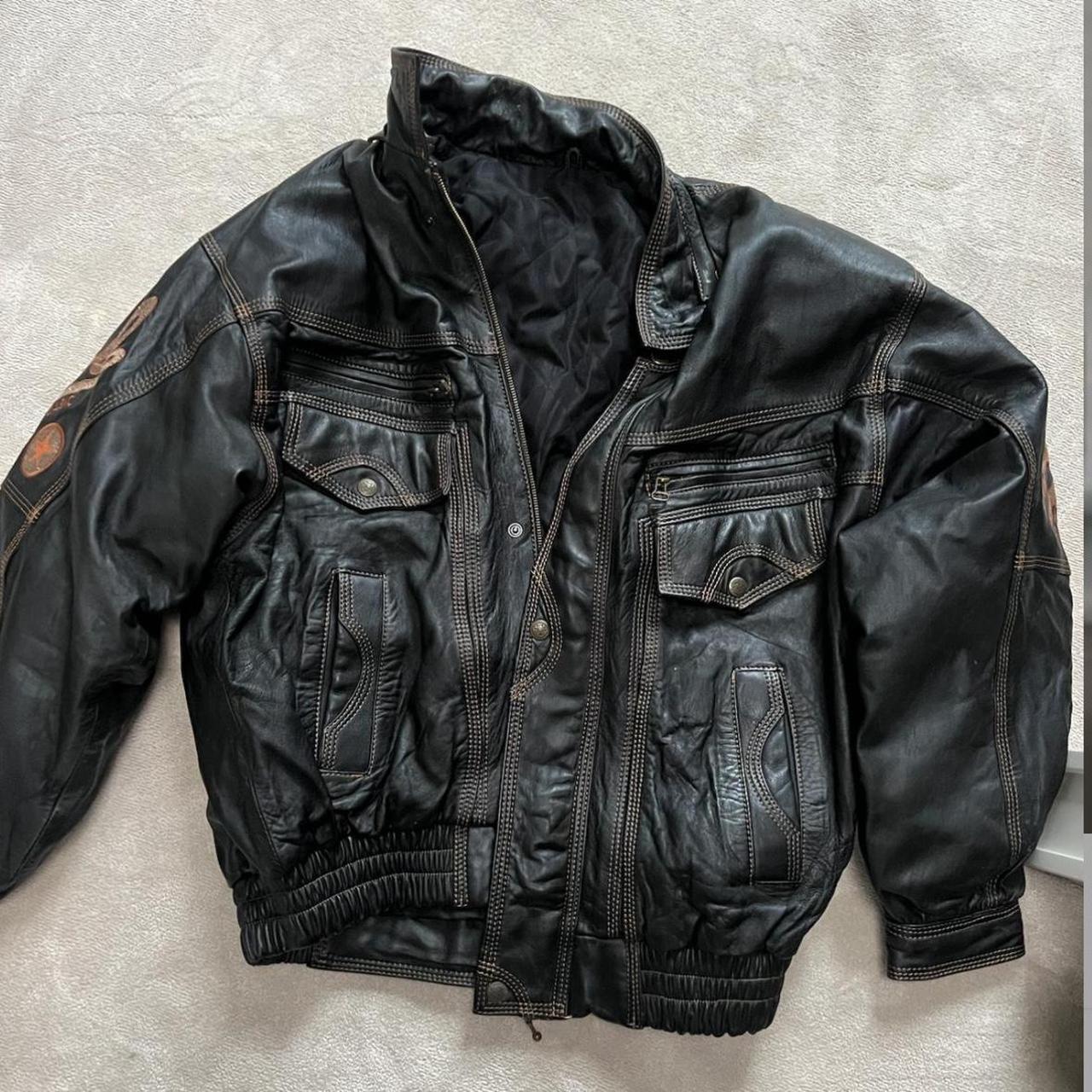 🚨Vintage Drop🚨 Vintage diesel leather bomber... - Depop