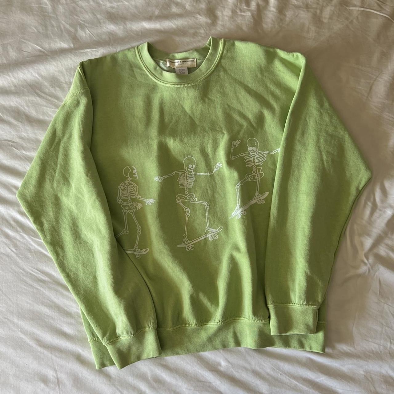 Urban outfitters best sale green skeleton sweatshirt