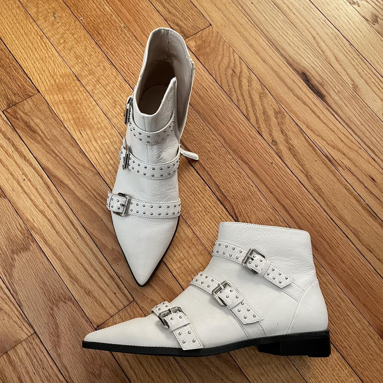 Nine west sales white booties