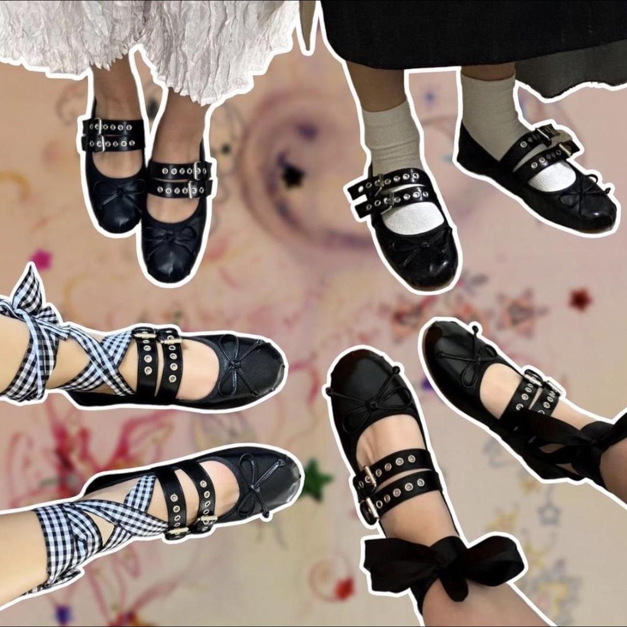 Miu Miu Women's Black Ballet-shoes (3)