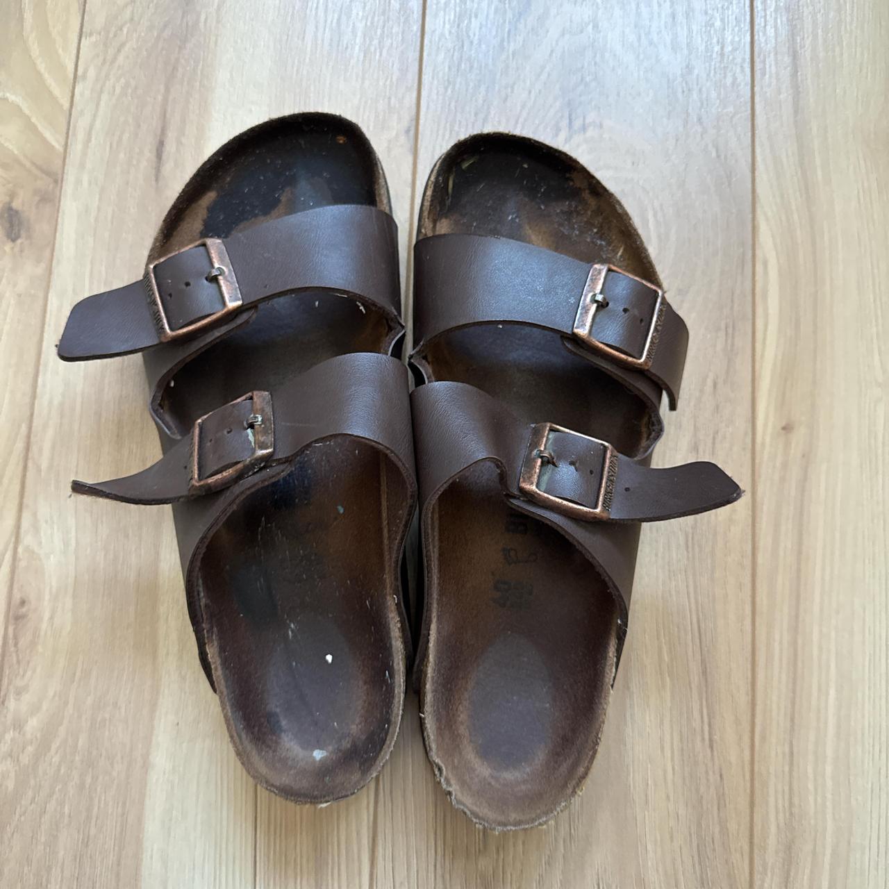 womens brown birkenstocks