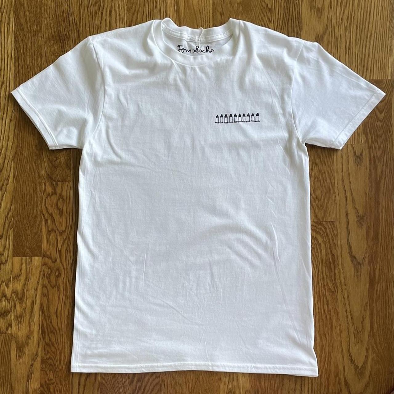 XL Extra Large Tom Sachs Ten Bullets Tee Shirt White...